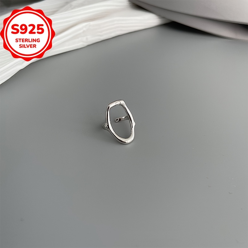 Geometric Oval Open Ring Anti Oxidation Packaging